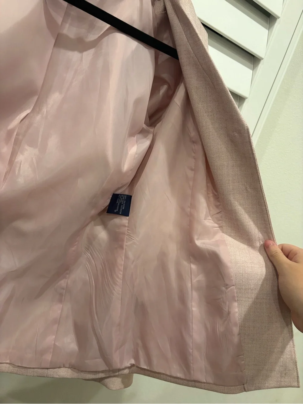 Light Pink Evan-Piccone Three Button Suit Jacket Size 6